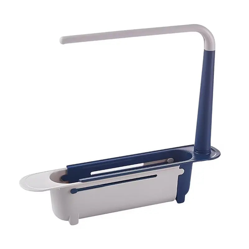 Universal Telescopic Kitchen Sink Rack & Sponge Holder