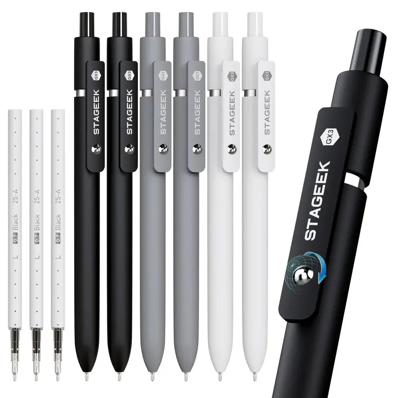 Smooth Writing Retractable Gel Pen with 3 Free Refills | Buy 1 Get 1 Free