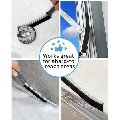 Ultra-Hard Bristle Crevice Cleaning Brush for Deep Gaps & Track Grooves | Buy 1 Get 1 Free