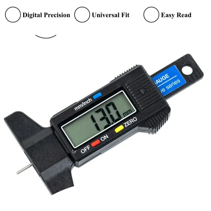 Precision Digital Tire Tread Depth Gauge for Instant Road Safety | Buy 1 Get 1 Free
