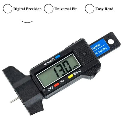 Precision Digital Tire Tread Depth Gauge for Instant Road Safety | Buy 1 Get 1 Free