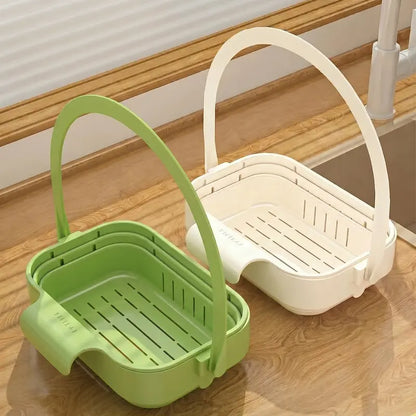 Over-the-Sink Expandable Collapsible Colander Basket & Strainer | Buy 1 Get 1 Free