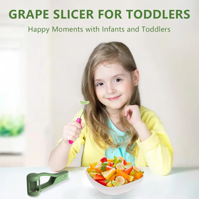 Quick Grape & Cherry Tomato Slicer for Safe Snack Prep | Buy 1 Get 1 Free