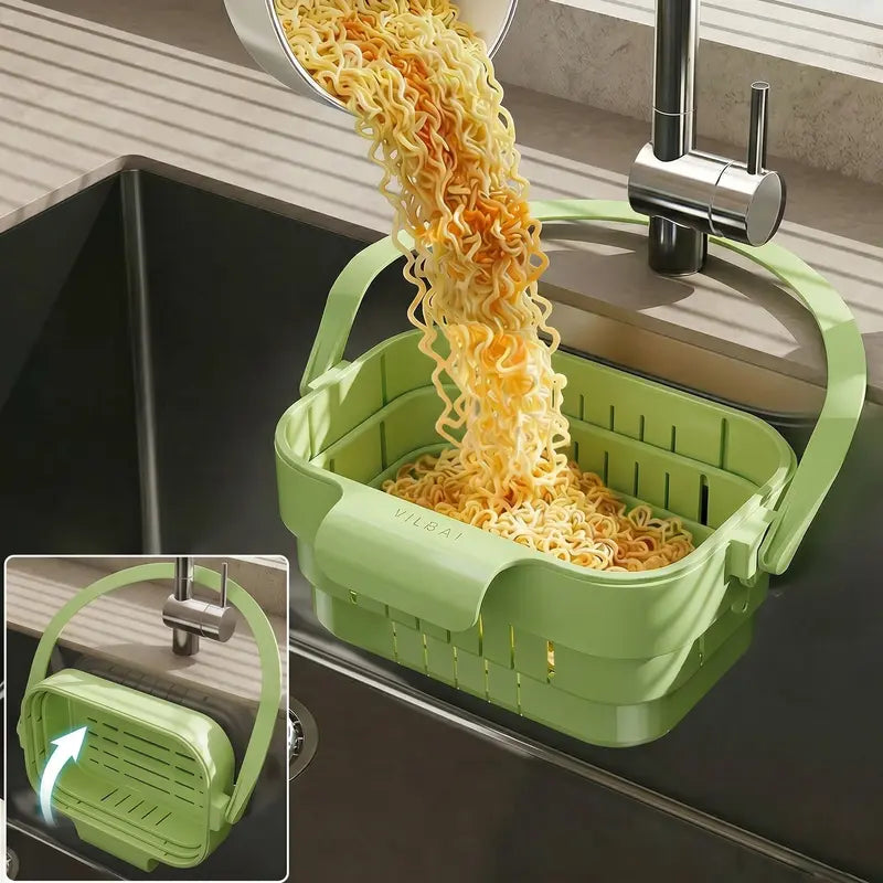 Over-the-Sink Expandable Collapsible Colander Basket & Strainer | Buy 1 Get 1 Free