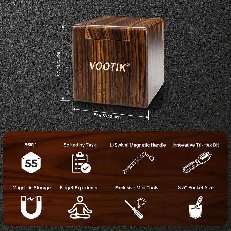 55-in-1 Magnetic Precision Screwdriver Set
