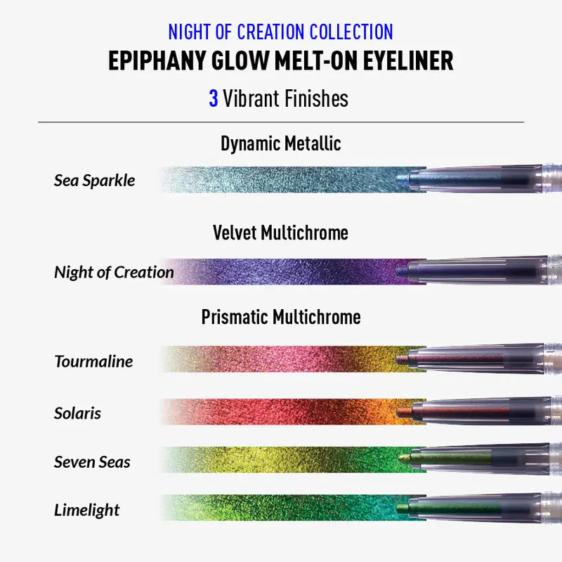 Multichrome Chameleon Gel Eyeliner: Color-Shifting Metallic Makeup