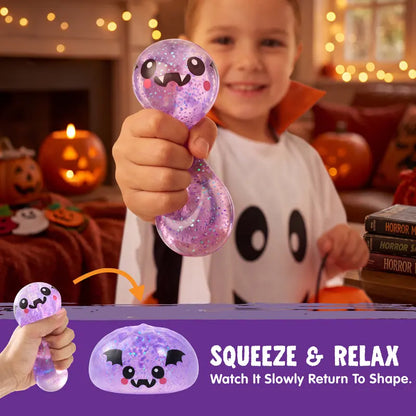 Halloween Glitter Dumpling Squishy Stress Relief Toy