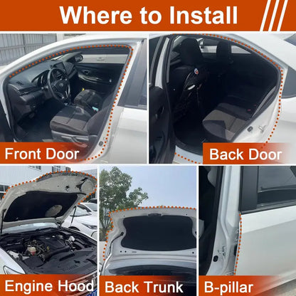 5-Hole Soundproof Car Door Weather Stripping