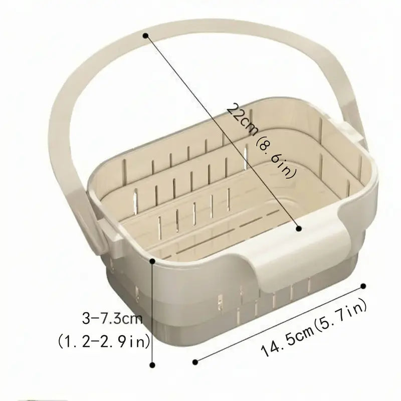 Over-the-Sink Expandable Collapsible Colander Basket & Strainer | Buy 1 Get 1 Free