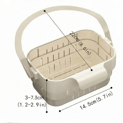 Over-the-Sink Expandable Collapsible Colander Basket & Strainer | Buy 1 Get 1 Free