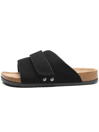Ergonomic Cork Footbed Sandals: Adjustable Arch Support