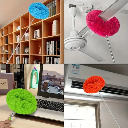 Extendable Ceiling Fan Duster – 360° Wrap-Around Cleaning Without Ladders | Buy 1 Get 1 Free
