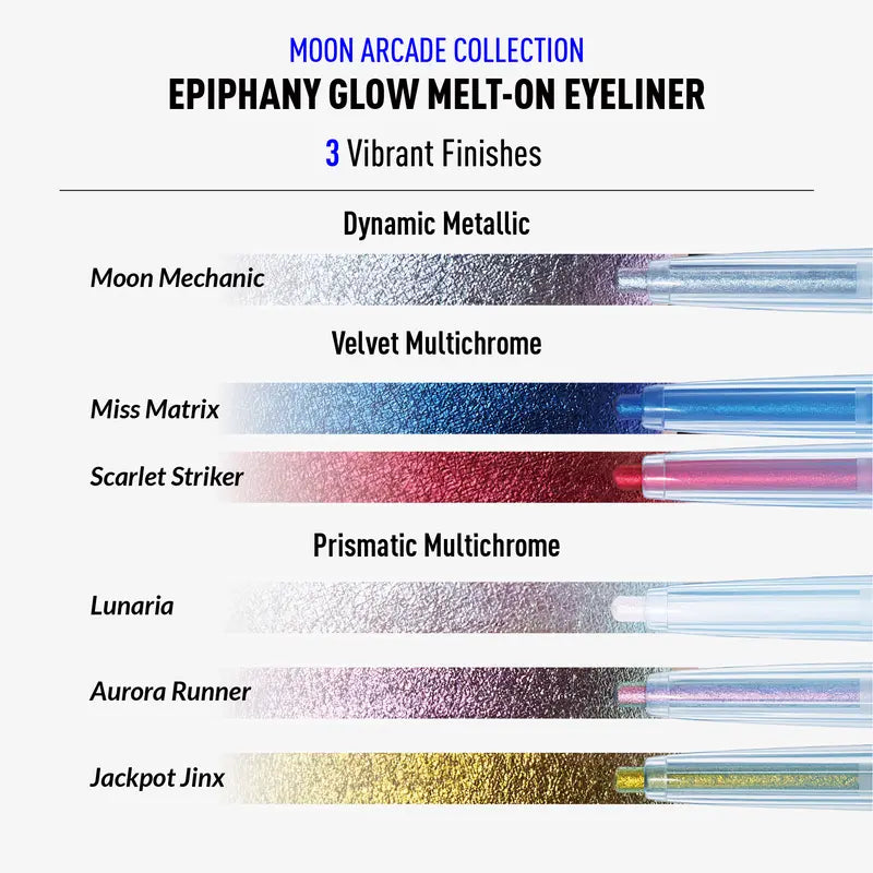 Multichrome Chameleon Gel Eyeliner: Color-Shifting Metallic Makeup