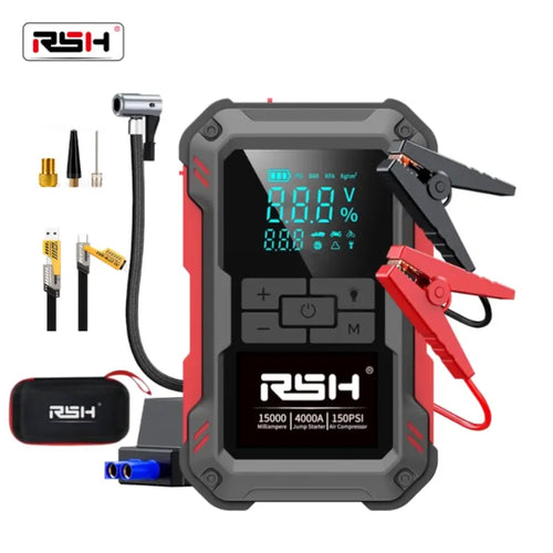 Instant 4000A Car Jump Starter with 150PSI Tire Inflator