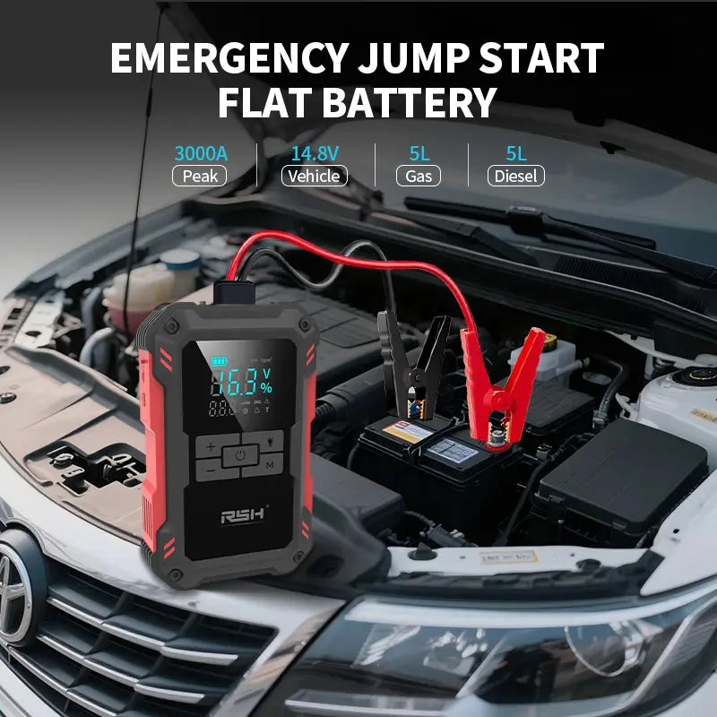 Instant 4000A Car Jump Starter with 150PSI Tire Inflator