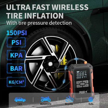 Instant 4000A Car Jump Starter with 150PSI Tire Inflator