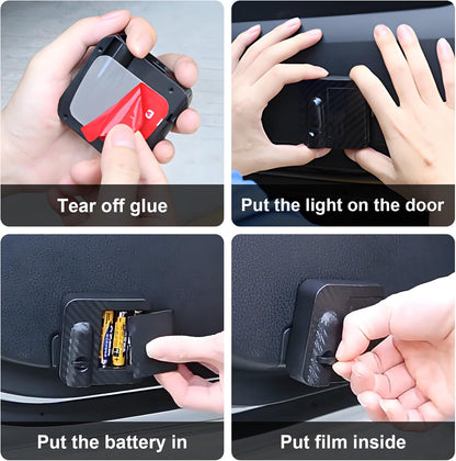 Custom Car Door LED Projector Light - Personalized Welcome Courtesy Projection | 4 Pack per Set