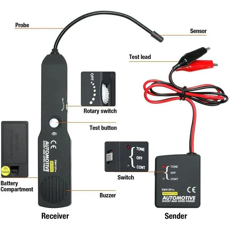 Locate Automotive Short & Open Circuits in Seconds Without Stripping Wires