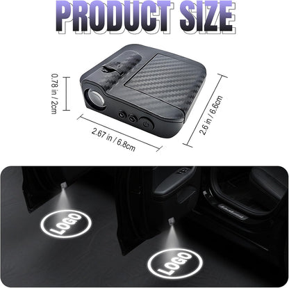 Custom Car Door LED Projector Light - Personalized Welcome Courtesy Projection | 4 Pack per Set