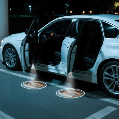 Custom Car Door LED Projector Light - Personalized Welcome Courtesy Projection | 4 Pack per Set