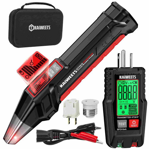 Instant Circuit Breaker Finder & Digital Outlet Tester Kit