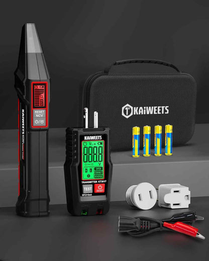 Instant Circuit Breaker Finder & Digital Outlet Tester Kit