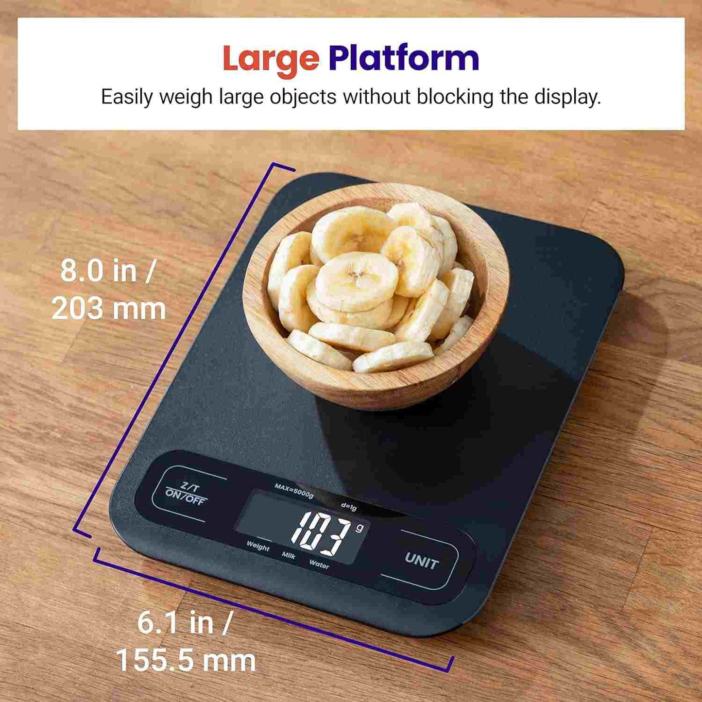 Smart Nutrition Food Scale with Macro & Calorie Tracking App