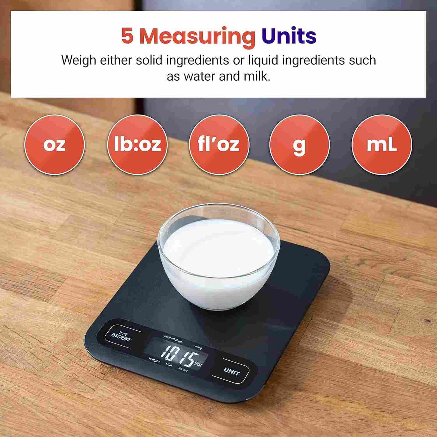 Smart Nutrition Food Scale with Macro & Calorie Tracking App