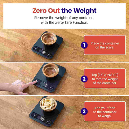 Smart Nutrition Food Scale with Macro & Calorie Tracking App