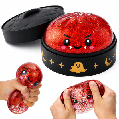 Halloween Glitter Dumpling Squishy Stress Relief Toy