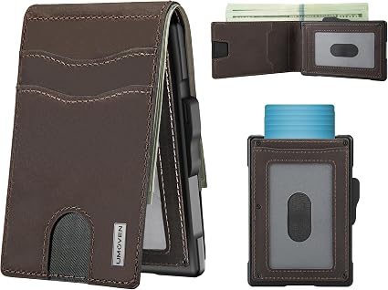 Instant Access Pop-Up RFID Blocking Carbon Fiber Slim Wallet